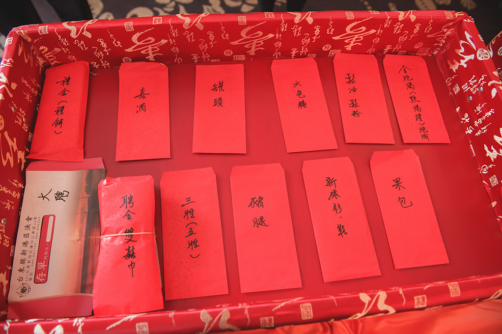 文定儀式準備物品